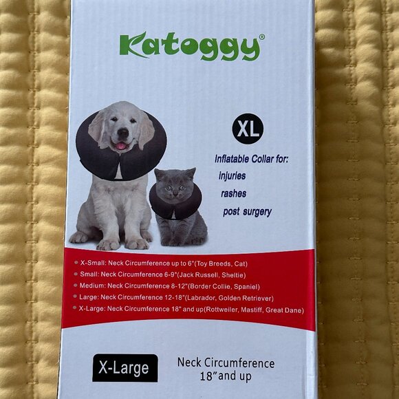 Katoggy XL Inflatable Pet Collar - Picture 1 of 6